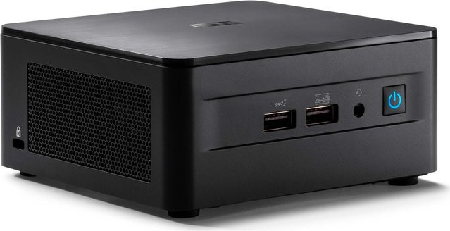 ASUS NUC 12 Pro Kit RNUC12WSHI700002I Barebone Mini-PC mit Intel Core i7 1260P, Intel Iris Xe Grafik, Wi-Fi 6E und Bluetooth 5.2 in Schwarz - Bild 1