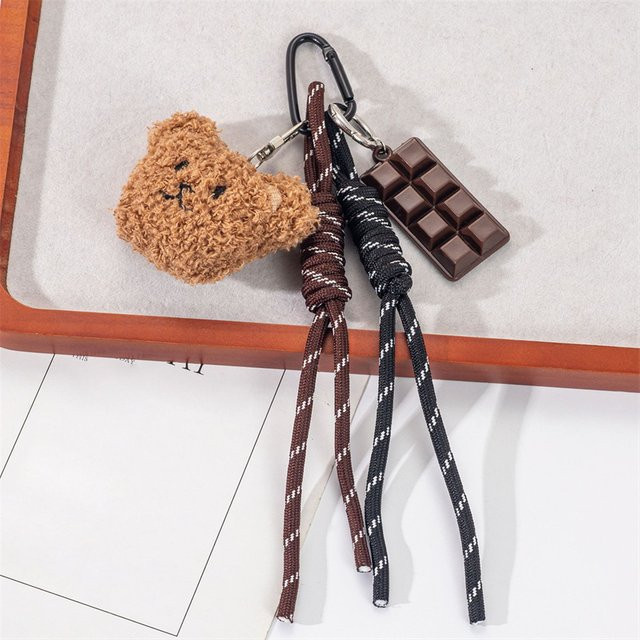 Yogodlns Teddybär-Anhänger, Plüsch, Unisex - Bild 1