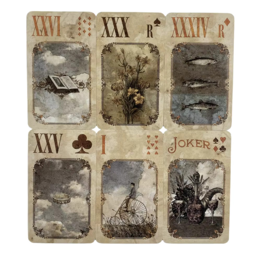 Lothrop Lenormand Cards Oracle, Coloured Edition, englische Wahrsagerei, Bunt / Mehrfarbig - Bild 3