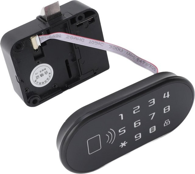 Elektronisches Smartes Schrankschloss von mfySpace mit Kombinationspasswort in Schwarz - Bild 1