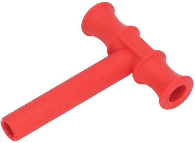 CosyHome T-Form Kautube zur oralmotorischen Sprachübung für Kinder und Erwachsene in Rot - Bild 1
