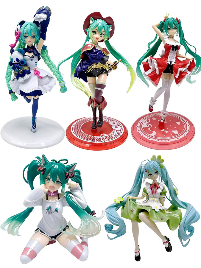 Bandai Hatsune Miku Actionfigur, Mädchen, Kunststoff, Bunt / Mehrfarbig - Bild 3