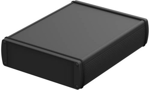 Bopla Alubos ABP 1600 Profil-Gehäuse aus Aluminium in Schwarz B/T/H: 200 x 169 x 52 mm - Bild 1