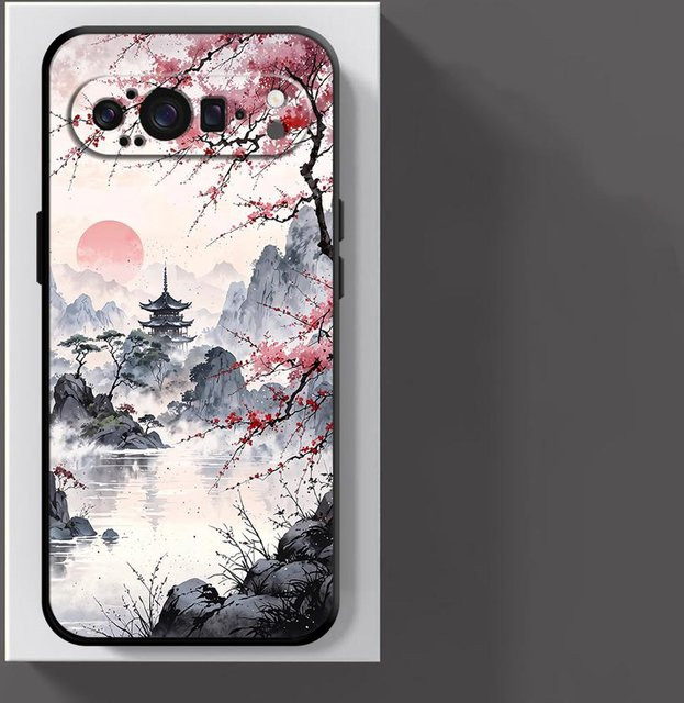 Handyhülle Waschmalerei Landschaft für Google Pixel 10 Pro XL, 9 Pro XL, 8 Pro, 7 Pro, 6 Pro und weitere Modelle, Mehrfarbig - Bild 1