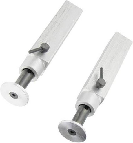 Carson Modellsport Aufliegerstütze 1:14 Set aus Aluminium und Stahl 2 Stück - Bild 1