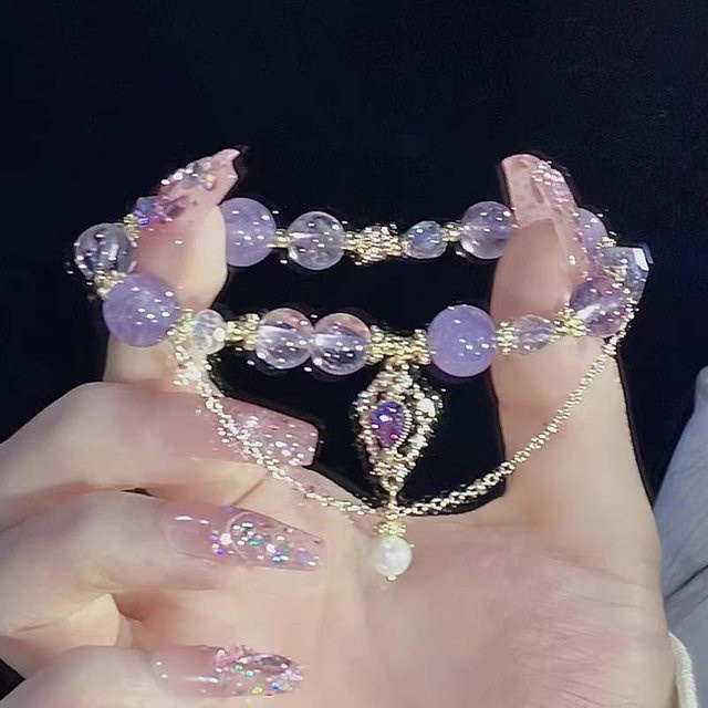 XYNN Armband, Glas, Kristall, Lila, Damen - Bild 1