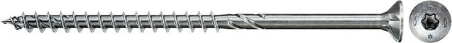 Fischer PowerFast II Holz- und Spanplattenschrauben mit Torx-Antrieb, verzinkt, Farbe: Silber/Blau, Durchmesser: 4 mm, Länge: 70 mm, 500 Stück - Bild 1
