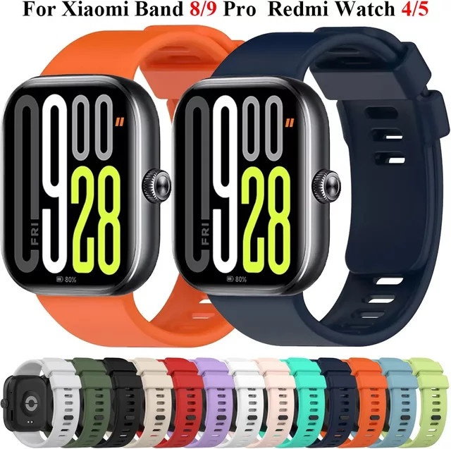 Xiaomi Uhrenarmband Silikon, Redmi Uhr 5/4, Xiaomi Band 9/8 Pro - Bild 1