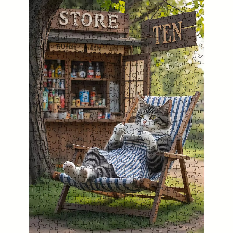 MaxRenard Katzenmotiv Puzzle, 1000 Teile, ab 14 Jahren - Bild 3