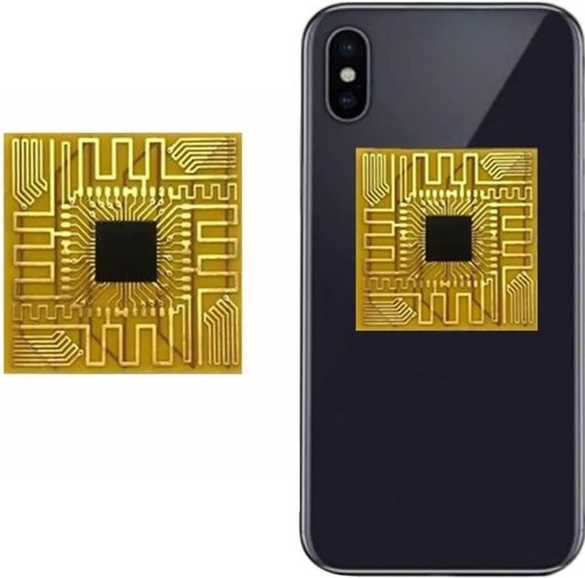 Handy Signal Verstärker Aufkleber für Outdoor zur Verbesserung von Telefon und Internet in Gold - Bild 1