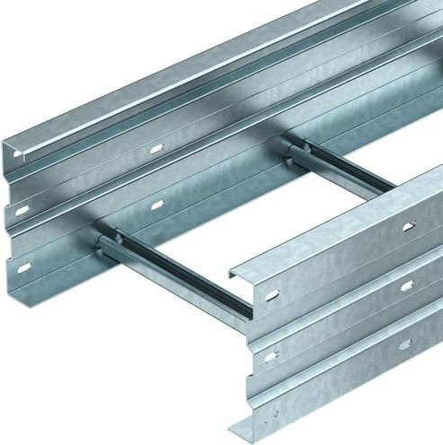 OBO Bettermann Kabelleiter 6232108, Farbe: Silber, L x B x H: 600 x 50 x 20 cm - Bild 1
