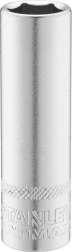 Stanley 1/4 Zoll 6-Kant Schmale Stecknuss 10mm Silber - Bild 1