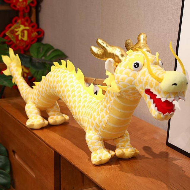 Yiran Health & Beauty Chinesisches Tierkreiszeichen Drache, Plüschtier, 150cm, ab 0 Jahre - Bild 1