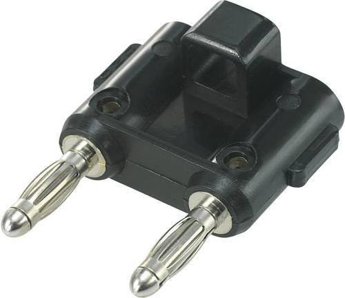 TRU Components TC-R8-84 Verbindungsstecker Schwarz mit 4mm Stift-Durchmesser und 19mm Stiftabstand - Bild 1