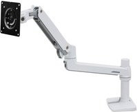Ergotron LX LCD Monitorarm für 32 Zoll Monitore, Tischhalterung mit Tischklemme, Weiß - Bild 1