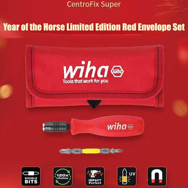 Wiha Year of the Horse Limited Edition Schraubendreher-Set 90031C, 3-teilig, Rot - Bild 1