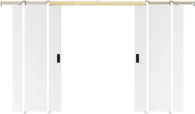 Vente-unique Schiebetür Varin in Weiß, Breite: 83 cm - Bild 1