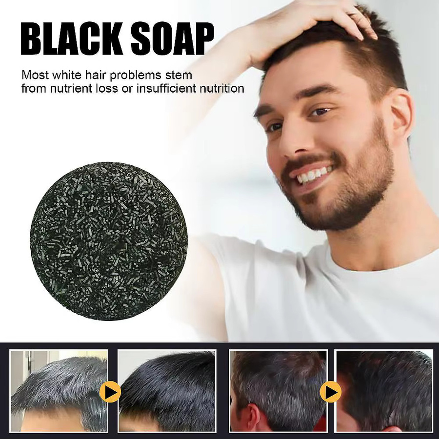 eelhoe Haarverdunkelndes Shampoo-Bar, Unisex, gegen Schuppen - Bild 3