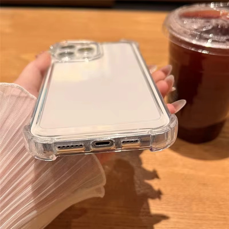 Stoßfeste transparente Handyhülle für Samsung Galaxy S25 S24 Ultra S23 FE S22 Plus A56 5G A55 A16 A26 A36 A54 A06 A53 A25 A34 A52 - Bild 4
