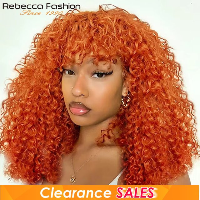 Rebecca Youth Echthaarperücke, Curly Short Pixie Bob Cut, Honigblond, Damen - Bild 1