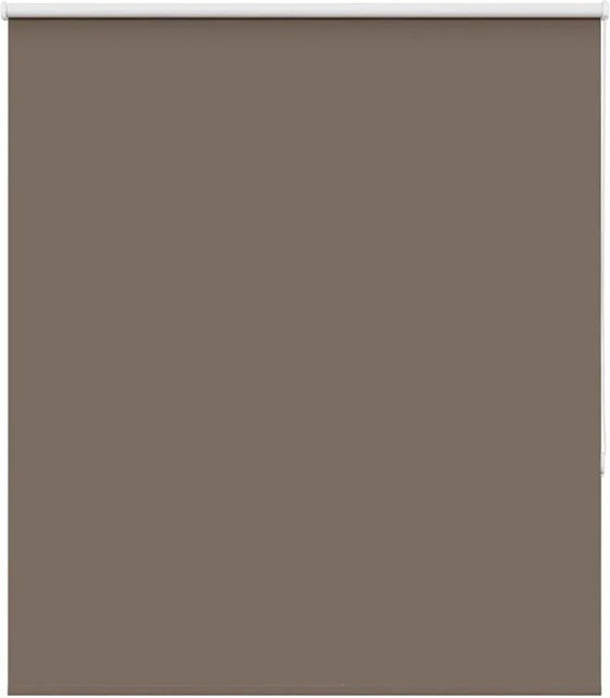 vidaXL Verdunkelungsrollo aus Polyester in Kaffeebraun, thermoisolierend, Breite: 140 cm, Höhe: 130 cm - Bild 1