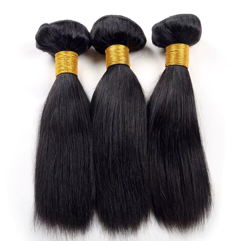 JAYCEE HAIR Bouclé Human Hair Tissage, 12a malaysische kurze Bob Bündel - Bild 4