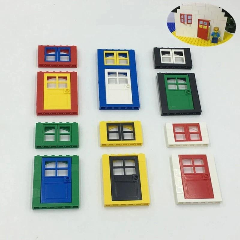 Yiran toy Haus Bauklötze Steine 102-teiliges Set Tür Fenster Stein - Bild 2