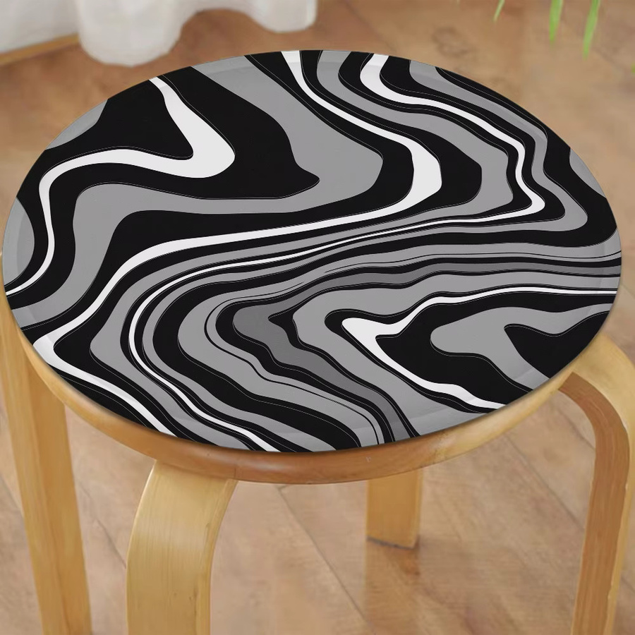 Modernes minimalistisches Sitzkissen in Multicolour für Hocker, Stühle und Sofa, B/B: 40 x 40 cm - Bild 2