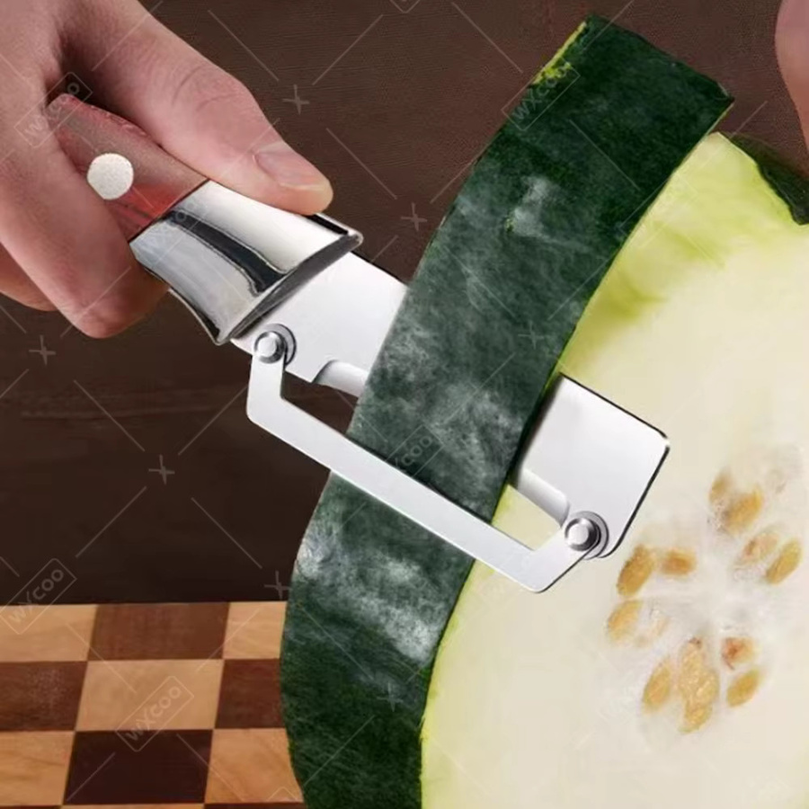 WXCOO Edelstahl-Schäler für Obst und Gemüse in Silber - Bild 4
