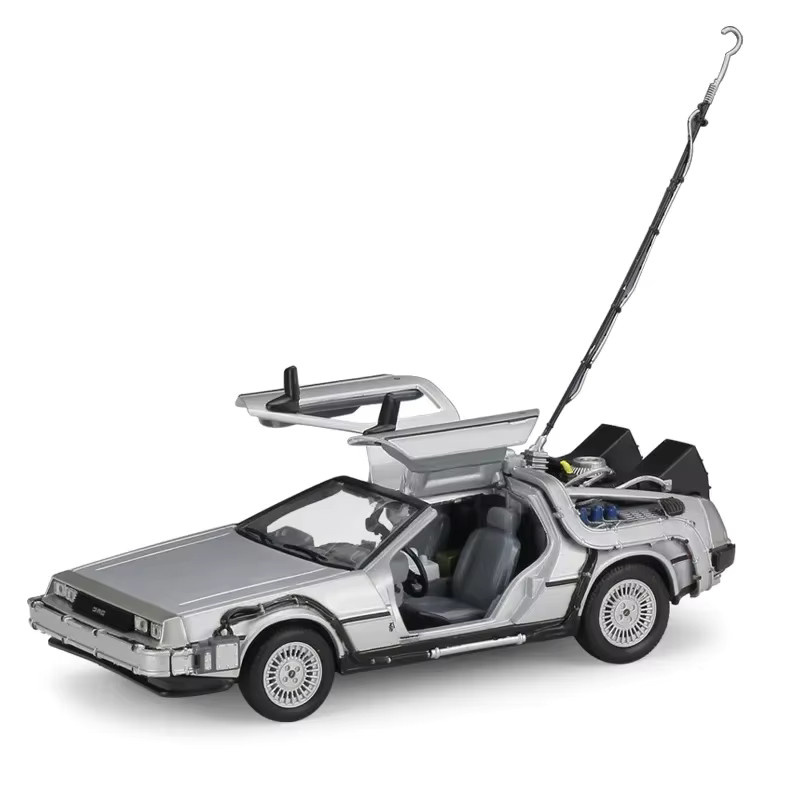WELLY Zurück in die Zukunft Delorean, Modellauto, 1:24, Metall, ab 8 Jahren - Bild 4