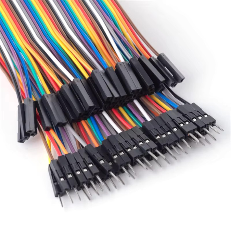120 Stück Dupont-Kabel Set mit 40-Pin Buchse zu Buchse, Stecker zu Stecker und Stecker zu Buchse für DIY Breadboard in Mehrfarbig, 10 cm - Bild 3