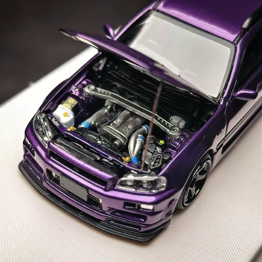 FH Diecast Nissan Stagea 260RS R34 Kombi, Automodell, 1:64, Metall - Bild 3