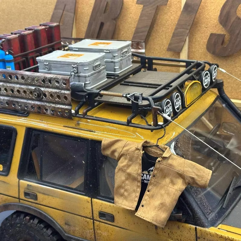 Traxxas Simulierte Harz-Gepäckträgerbox, Zubehör, Grau - Bild 2