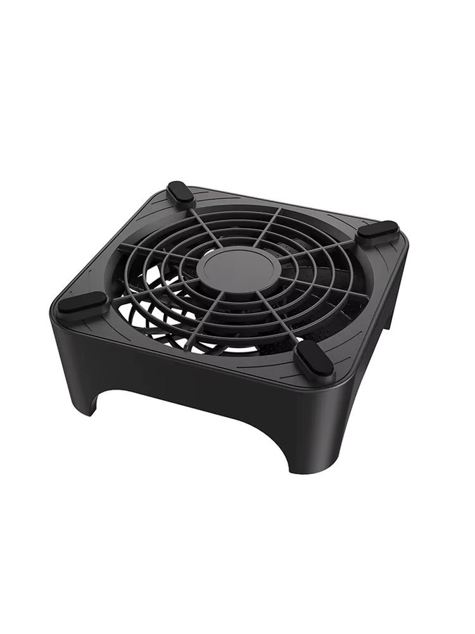 Power Train Z-X1 USB-Lüfter zur Kühlung von Router, Modem und Set-Top-Box in Schwarz - Bild 5