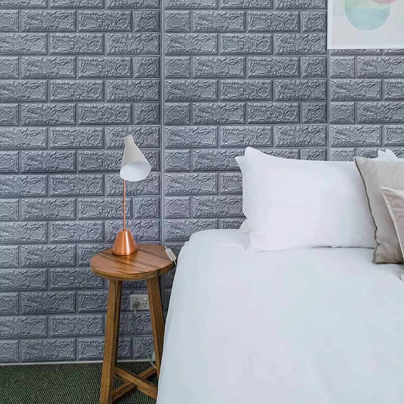 CTZSOOP Selbstklebende Tapete im Retro-Ziegelwand-Design, dekorative Wandkunst als DIY-Panel, Breite: 70 cm, Höhe: 100 cm - Bild 3