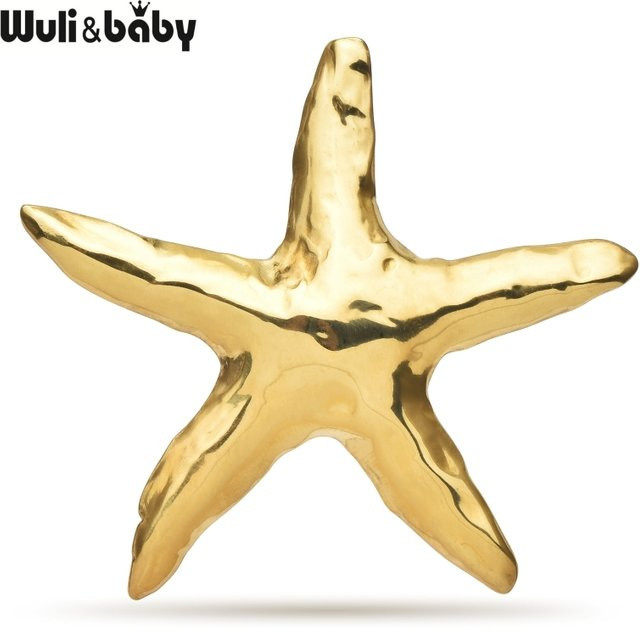 Wuli&baby Brosche Edelstahl, Bicolor, Unisex - Bild 1