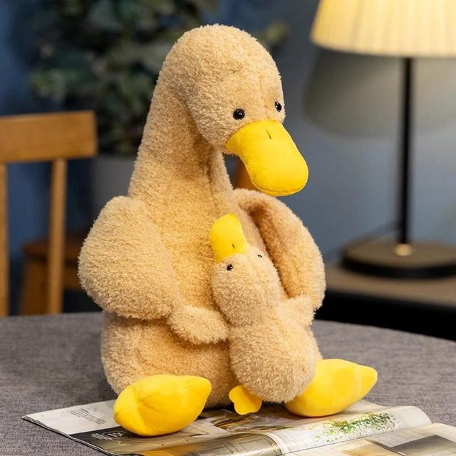 Yiran toy Entenpuppe Mutter und Sohn, Plüschtier, Gelb - Bild 1