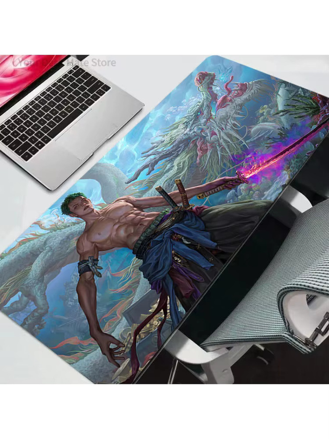 Bandai Einteiliges Mauspad für eSports-Spieler mit Speed-Lock-Rand in Multicolour - Bild 2