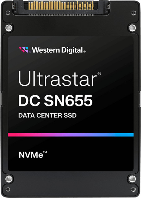 Western Digital Ultrastar DC SN655 U.3 NVMe SSD 7,68 TB PCI Express 4.0 TLC 3D NAND (0TS2462) - Bild 1