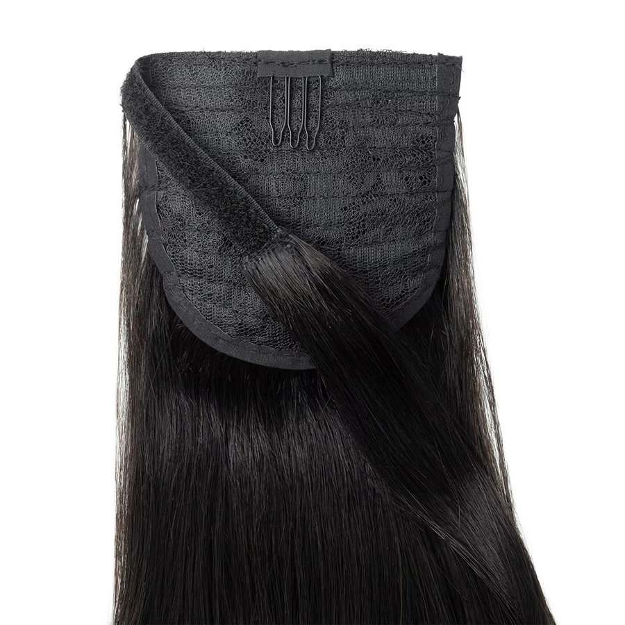 Echthaar-Pferdeschwanz Clip-in, 30,5–55,9 cm, 40–60 g, Unisex - Bild 4