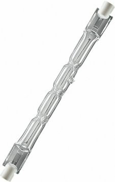 Osram Halogen-Linear-Lampe R7s, 120 W, warmweiß, transparent, Höhe: 11,42 cm, Durchmesser: 1,2 cm - Bild 1