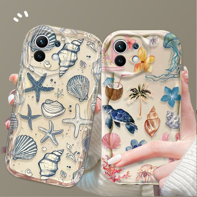 Bunte Handyhülle mit Marine-Organismus-Design für Samsung Galaxy A-Serie (A16, A06, A35, A55, A25, A05s, A15, A54, A34, A24, A14, A04, A13, A73, A53, A33 4G/5G) - Bild 1
