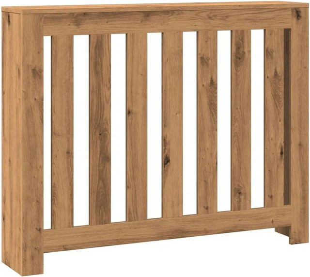 vidaXL Heizkörperverkleidung in Artisan-Eiche mit Latten-Design, Farbe: Braun, B/T/H: 104 x 20 x 82 cm - Bild 1