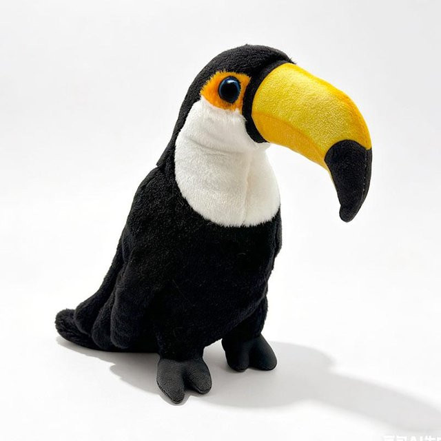 Yiran toy Flamingo Plüschtier, Tukant Vogel, 35cm, Bunt / Mehrfarbig - Bild 1