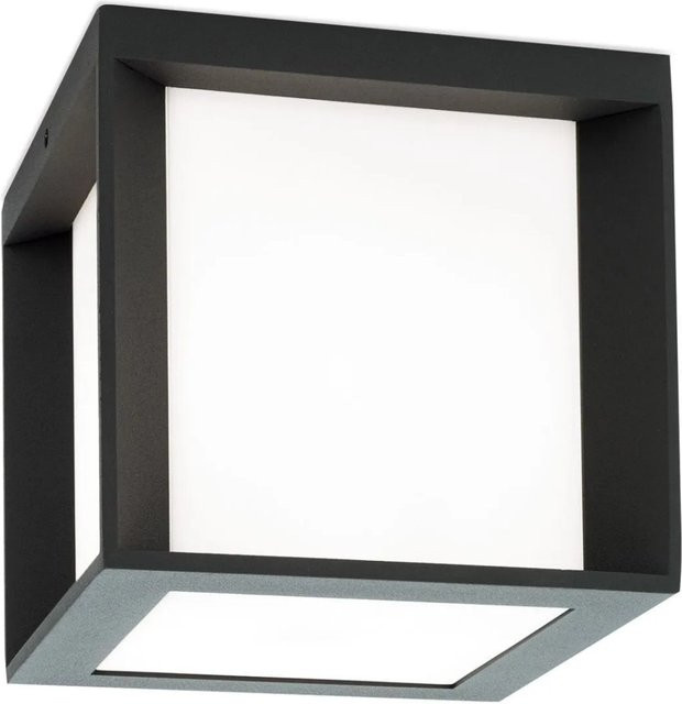 Orion Leuchten LED Außenleuchte Up-Down Cube aus Aluminium in Anthrazit, B/T/H: 16 x 16 x 16 cm - Bild 1