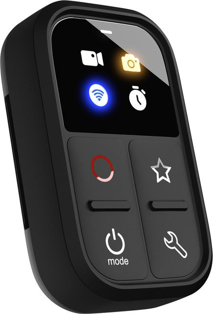 Kabellose Smart-Fernbedienung mit LED Farbbildschirm und eingebauter Batterie für GoPro Hero 12 11 10 9 8 Max in Schwarz - Bild 1