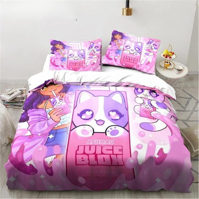 Aphmau Bettwäsche-Set mit Flügeln für Kinder, Multicolor, B/H: 175 x 220 cm - Bild 1