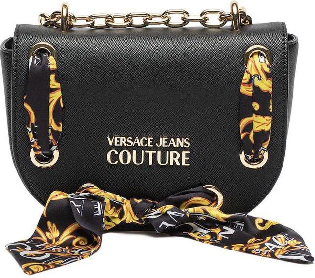 Versace Jeans Couture Kettenriemen Seidenschal, Schwarz, Damen - Bild 1