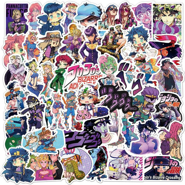 Bandai JoJo Bizarre Adventure Aufkleber, Bunt / Mehrfarbig - Bild 1