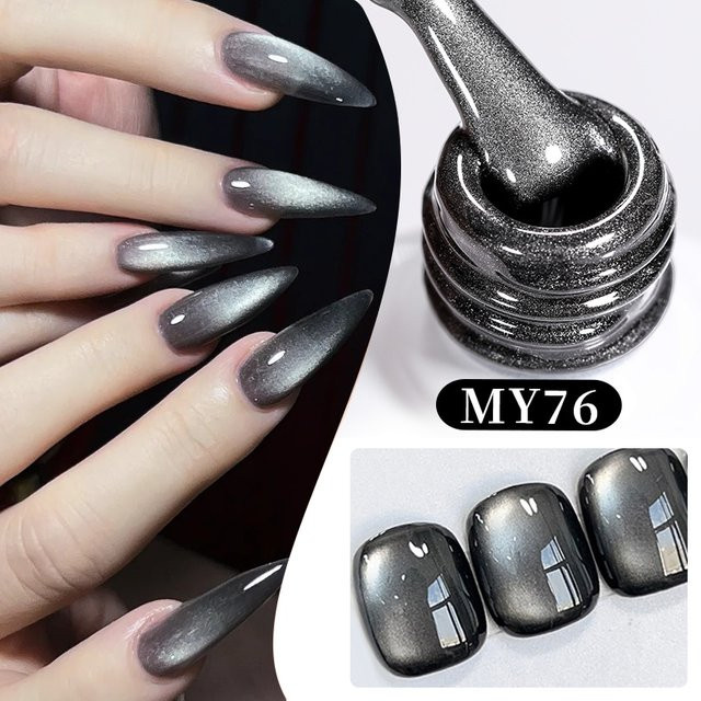 BORN PRETTY Magnetgel-Nagellack, Schwarz, 10 ml - Bild 1